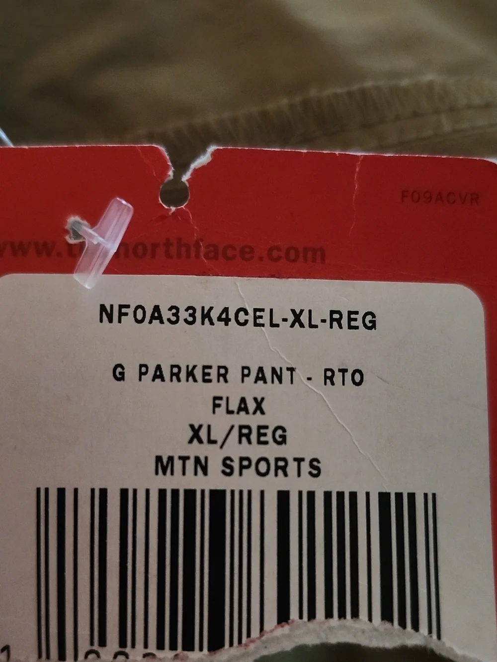 The North Face NWT Girls Lightweight Beige Khaki Parker Pants Regular Uniform XL